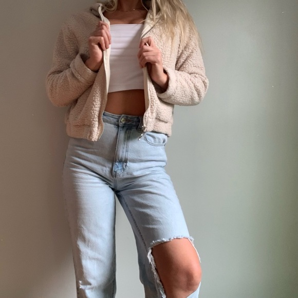 TEDDY bomber zip-up jacket - Picture 2 of 13